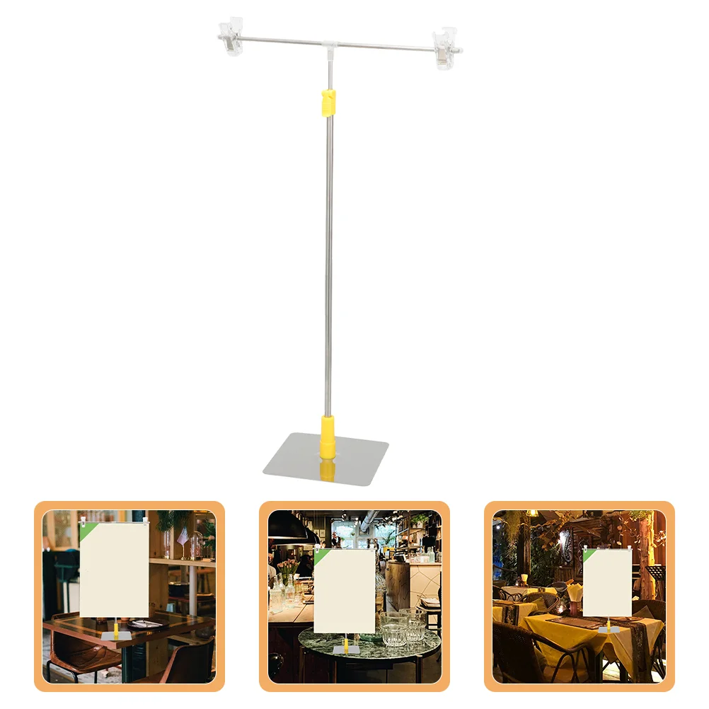 

Desktop Stand Banner Gold Poster Frame Easel for Board Display Large Rack Bulletin Posters The