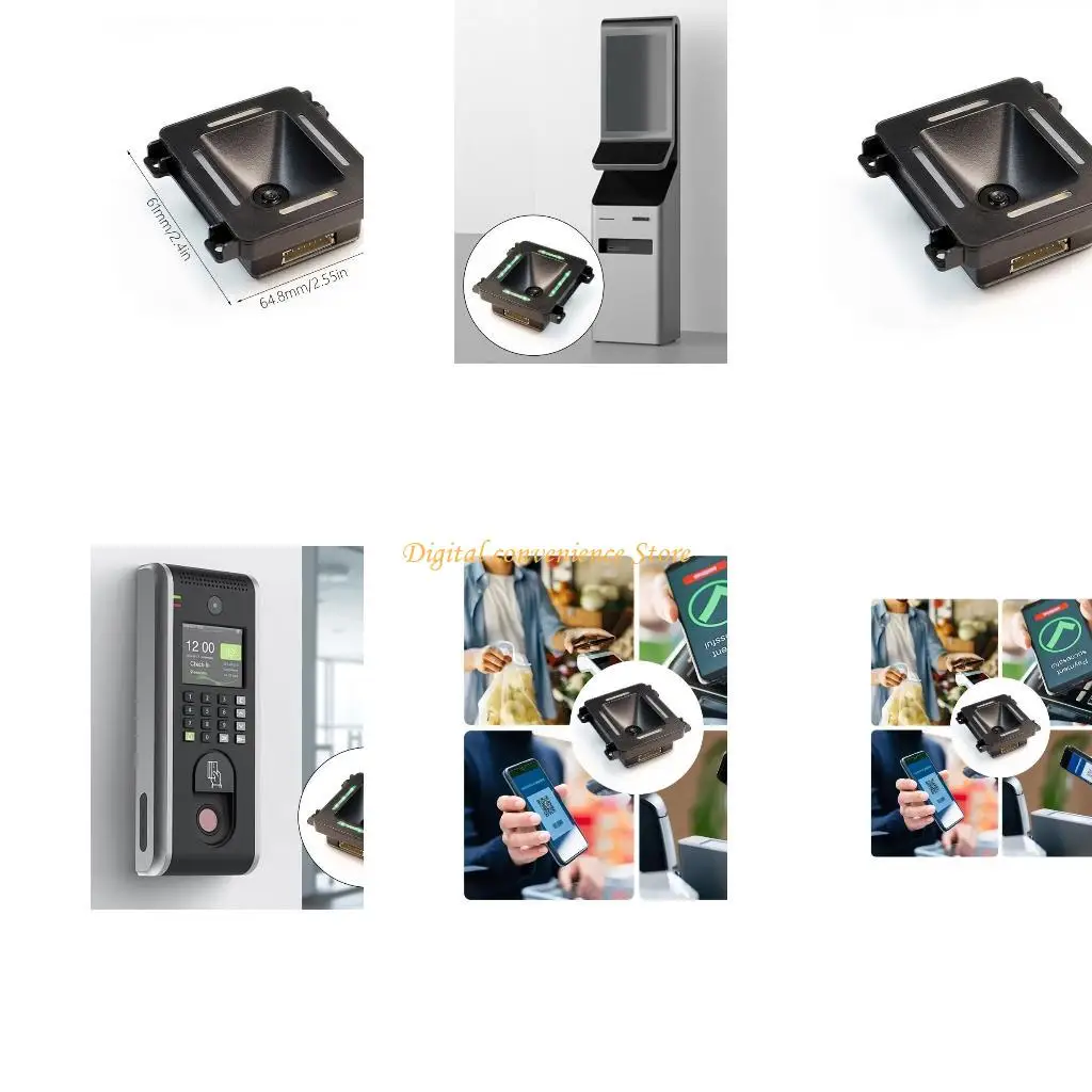 

Сканеры штрих-кода 97QA Встроенные USB-сканеры QR-кода Считыватель штрих-кодов с последовательным портом для автоматических