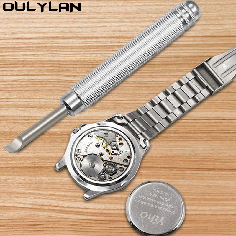 Multi-purpose Aluminum Handle Watch Disassembly Repair Pry Knife Watch Opening Back Cover Watch Battery Replacement Repair Tool