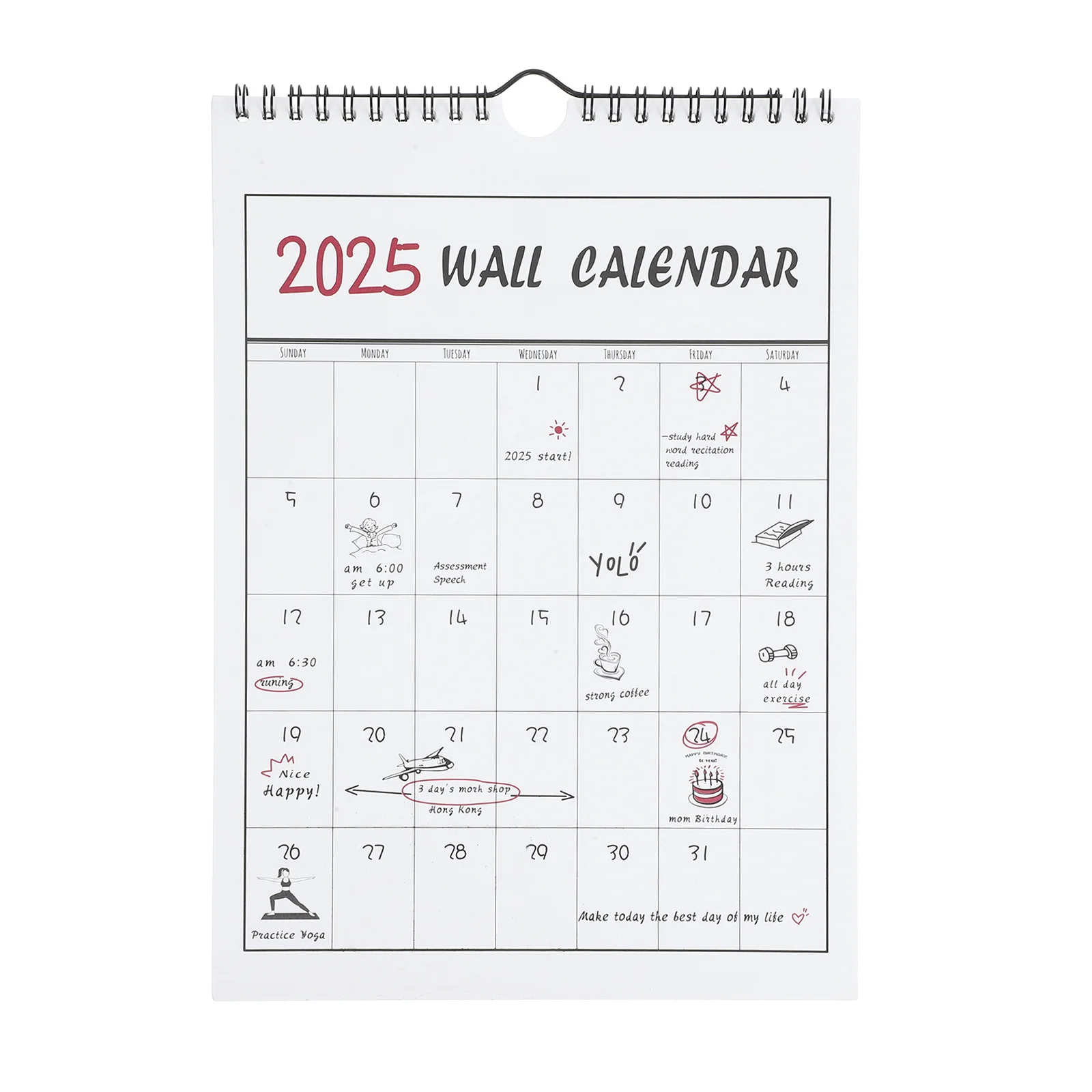 

Креативный настенный календарь на 2024-2025 годы. Офисный календарь уникального дизайна с художественными иллюстрациями. Настенный планировщик на ежегодно.