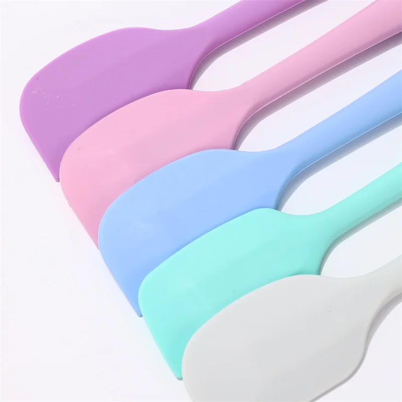 Kitchen Multiple Silicone Spatula Espatula Para Bolo Cooking Kitchen Silicona Utensils Non-deformable Soft Baking Spatula