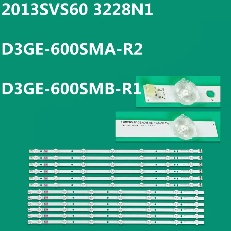 LED Backligt Strip 2013SVS60 3228 BN96-29074A BN96-29075A For UA60H6003AR UA60F6088AJ UA60H6203 UE60H6204 UE60H6203 UUE60H6273