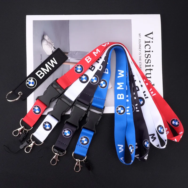 Correa para el cuello con logotipo de B-BMW, cordón para teléfono, tarjeta de trabajo, llavero para BMW M Performance E46 E36 E34 E53 E87 E90 E60 X1 X2 X3 X5 X6