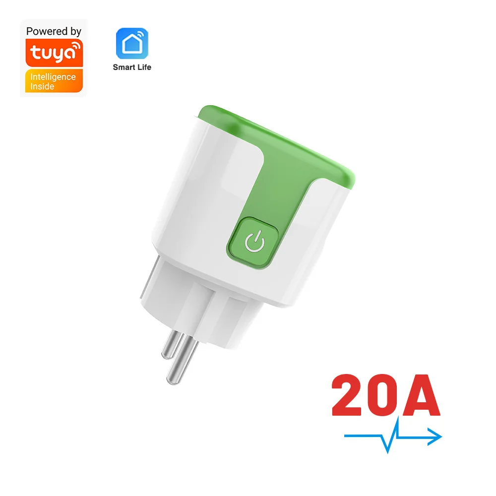 

Умная Wi-Fi розетка Tuya 16A, стандарт ЕС (французский), с функцией мониторинга энергопотребления, совместима с Alexa, Google Home, Siri.