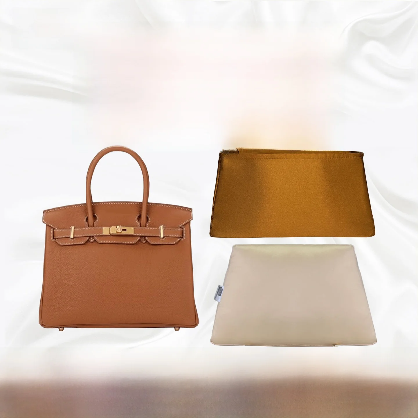 

Платиновая внутренняя подушка-вкладыш для сумок, предотвращающая деформацию, подходит для сумок Hermès, органайзер для хранения, инструменты для организации пространства.