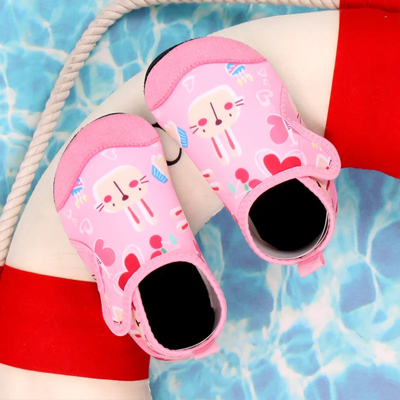 Summer Shark Rabbit Boys Girls Aqua pantofole Cartoon Beach Shoes For Children Barefoot Swimming pantofole antiscivolo per bambini