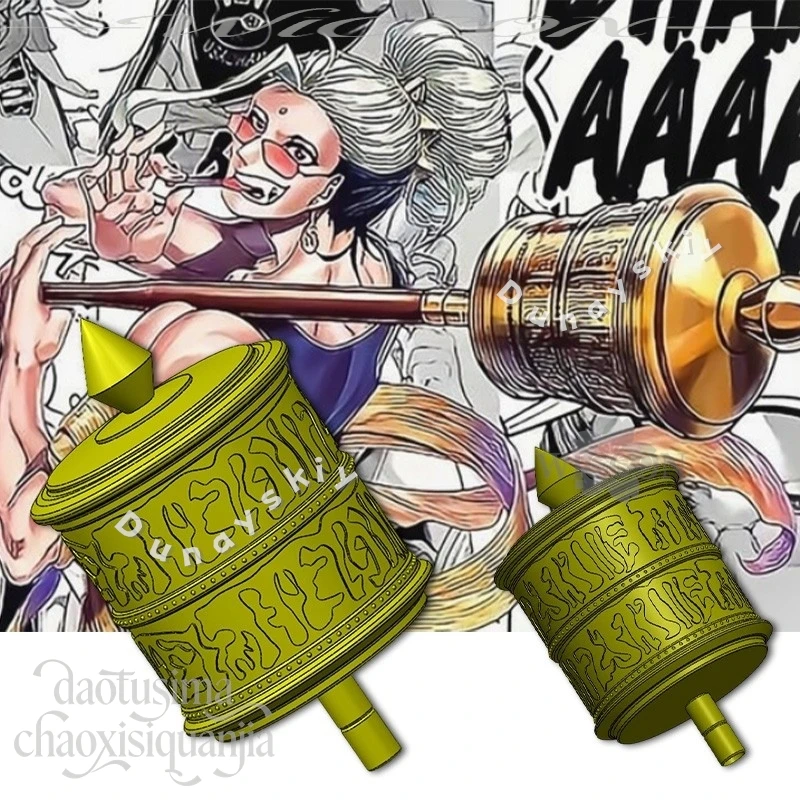 

Anime Game Record Of Ragnarok Cosplay Buddha Shaka Props Magic Wand Prop 3D PLA Decor Accessories Carnival Halloween Punk Cos