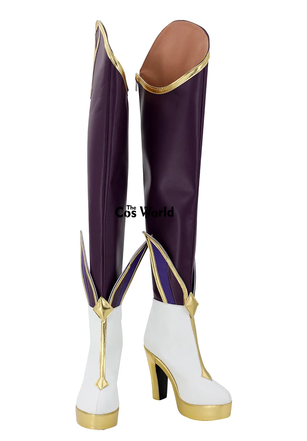 LOL Star Guardian Akali Games Passen Sie Cosplay High Heels Schuhe Stiefel an
