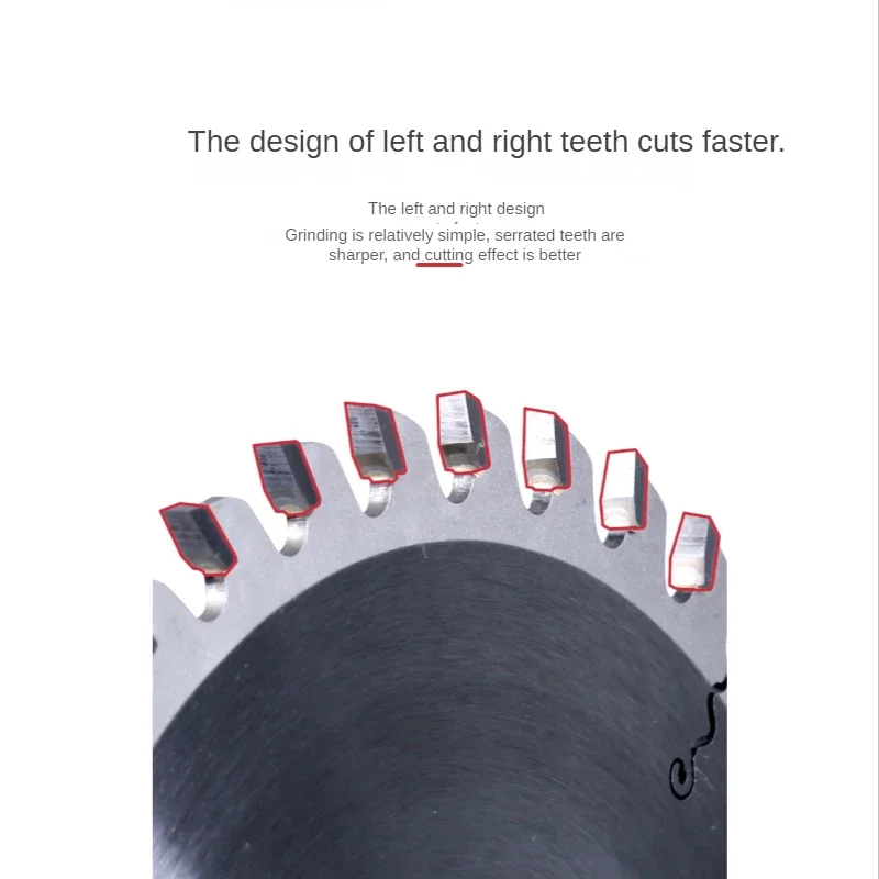 Hard alloy saw blade 205 × two point two × seventy-four × 60T is suitable for wood, plastic, and aluminum materials