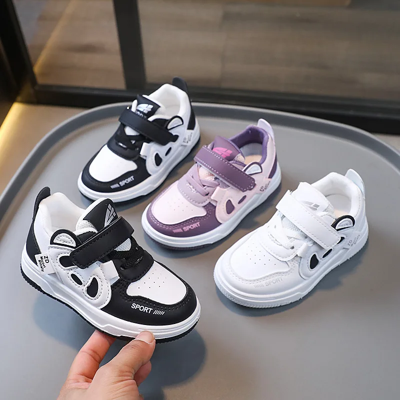 

Spring & Summer Baby Boys & Girls Shoes Fashion PU Leather Breathable Casual Toddler Shoes Little Kids SneakersSize 21-32