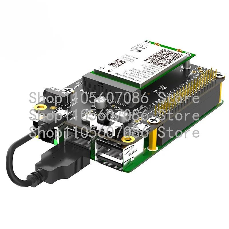 Suitable for Raspberry Pi 3G/4G/LTE Expansion Board Mini PCIe Suitable for ARTIK/Rock64, Etc