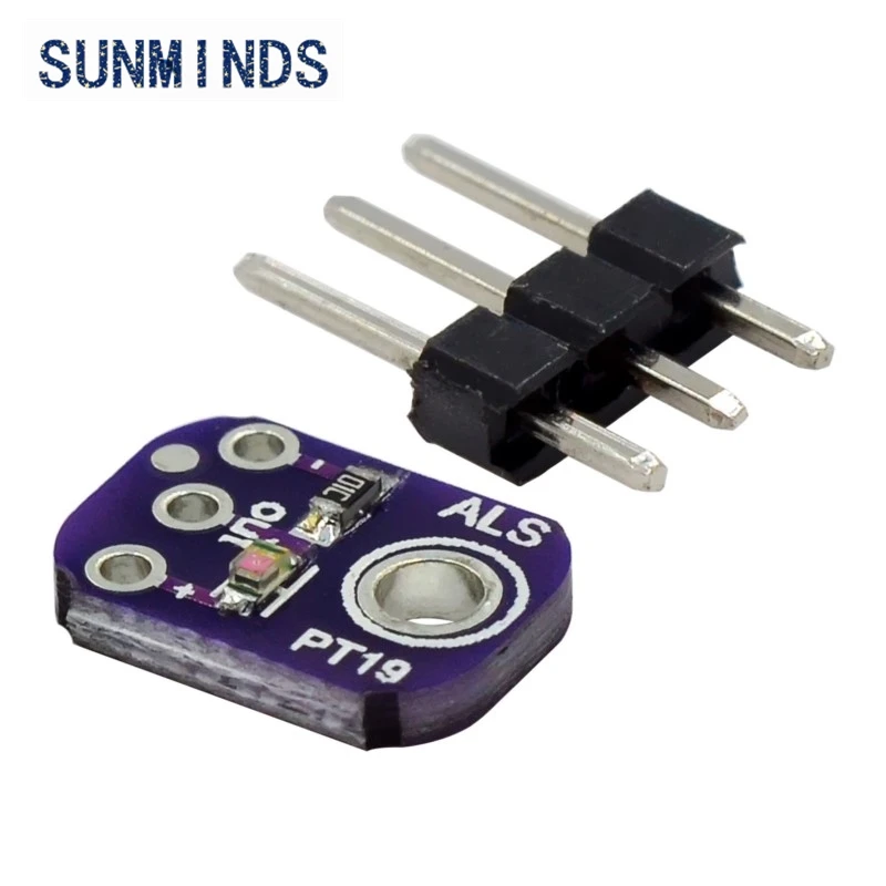 ALS-PT19 Analog Light Sensor Module High Dynamic Range Light Sensor Breakout Board For Arduino 2.5V-5.5V Light UV Sensor Module