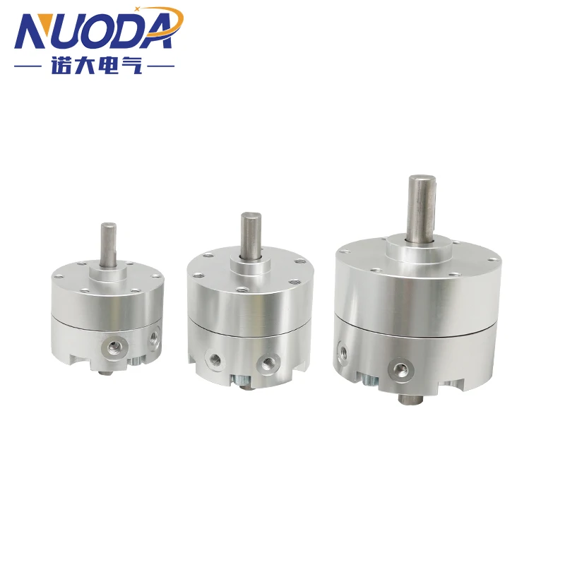 CRB2BW Series Bore10/15/20/30/40 Air Rotary Pneumatic Cylinder Single Blade Double Axis Aluminum Alloy