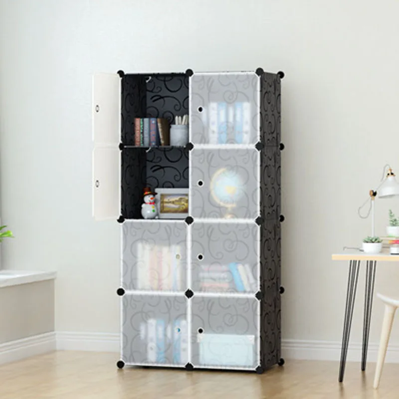 Plastic Portable Closet Display Modern Minimalist Makeup Shelves Modular Wardrobe Display Dining Vestidores Trendy Furniture