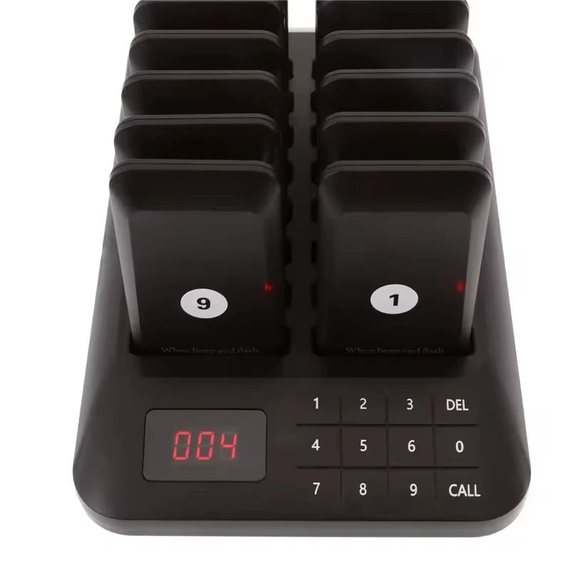 Jiantao 16Pcs 911S 315MHz Wireless ABS+Silicone Pager Buzzer Hospitals Restaurants Cafe Clinics Queue Management
