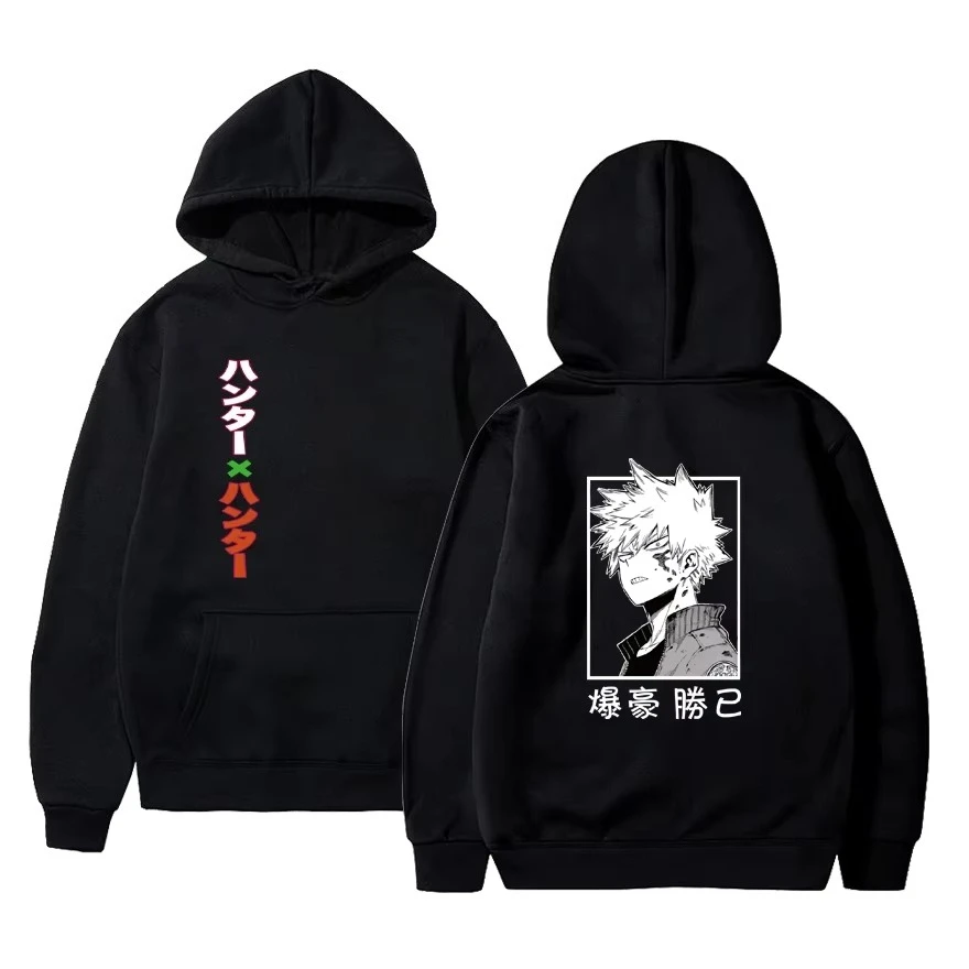 سويت شيرت بقلنسوة مطبوع على طراز الرسوم المتحركة الجديد لعام 2026 - نمط عادي - بلوفر دافئ ملابس غير رسمية - لكل من الرجال والنساء