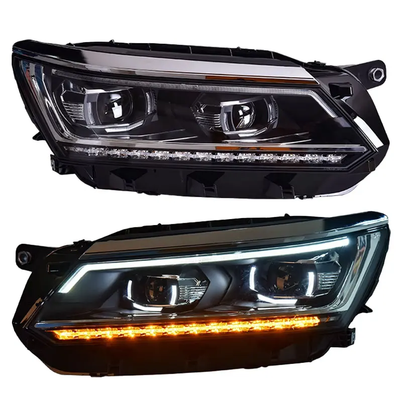 Suitable for Volkswagen Passat B8 Headlight US Version 2016-2019 LED Dynamic Turn Signal LED Projector Lens Accessory Headlight