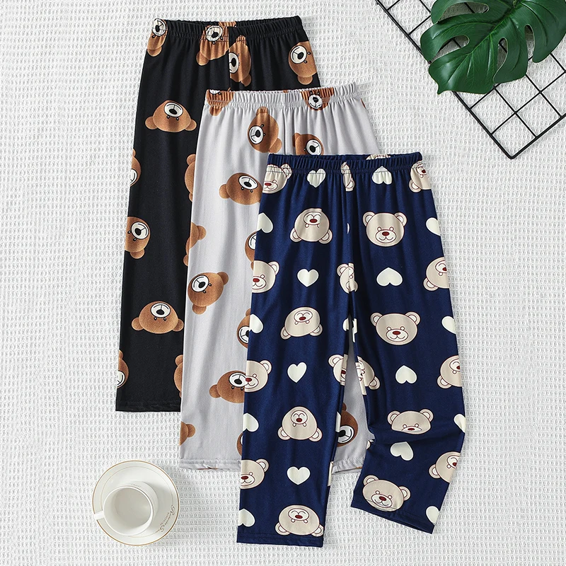 3-Pcs Set Of Children's Long Sleeved And Long Pants Cute Cartoon Top For Spring/Autumn Comfortable Home And Casual ForBoys/Girls