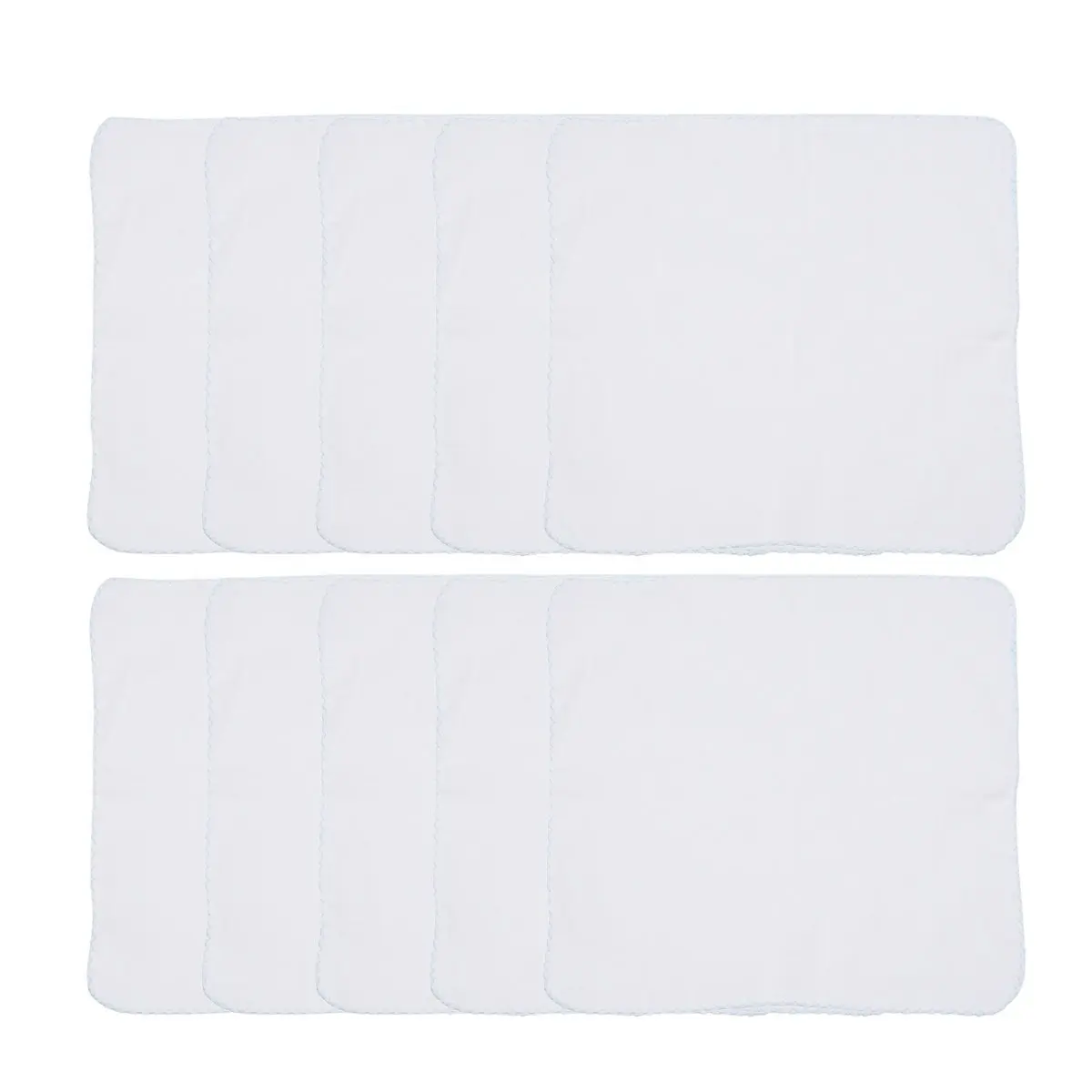 

10 шт. органических хлопковых марлевых салфеток: мягкие, дышащие, для вытирания слюней, кормления младенцев, снятия макияжа