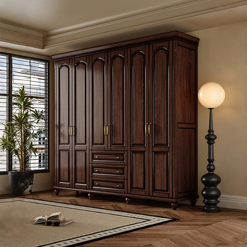 

Luxury Nordic Unit Wardrobes Adults Wood Locker Cabinet Storage Wardrobes Closet Clothes Lounges Armario De Ropa Furniture Home