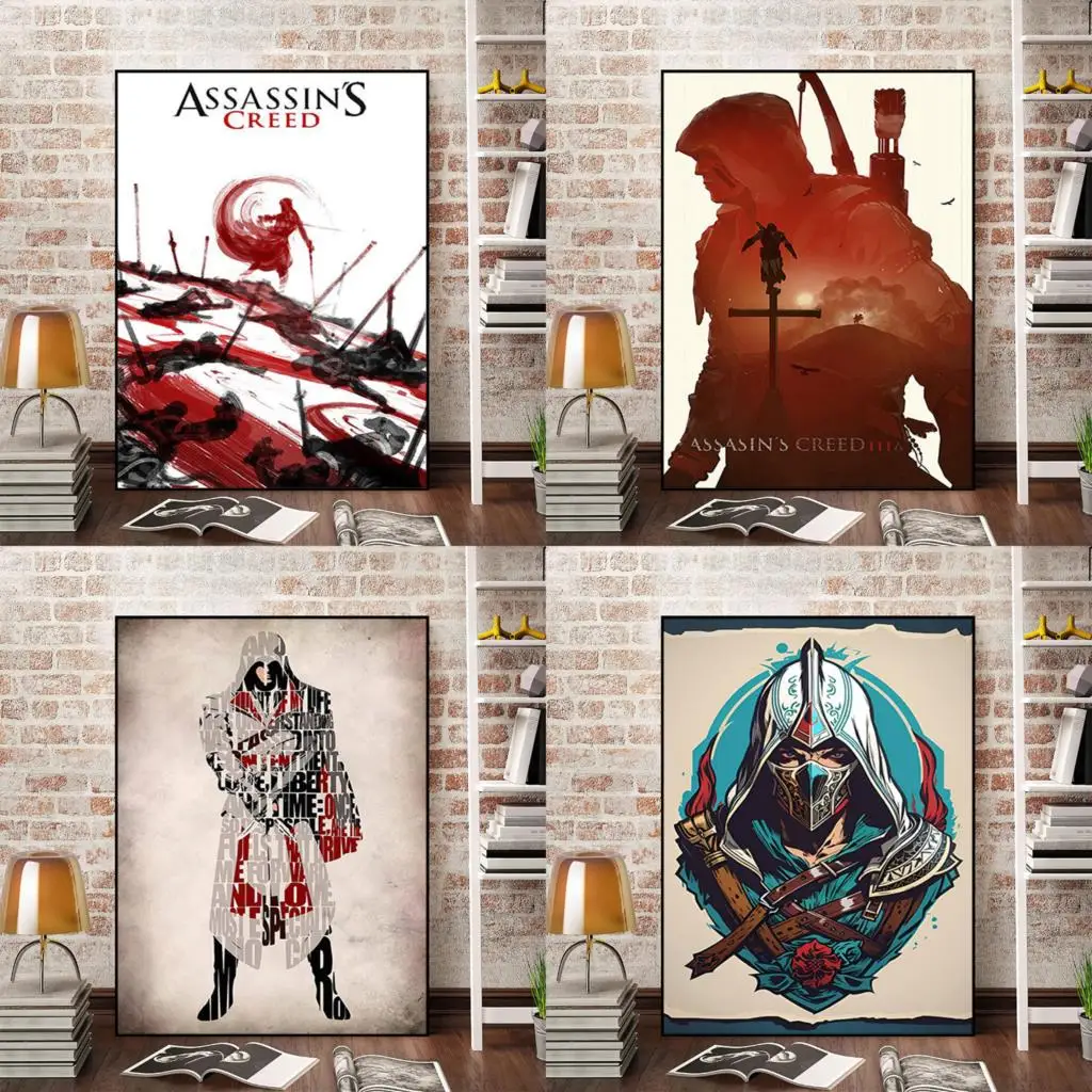 Game Paintings for Bedroom A-AssassinS C-Creed Decorative Prints Wall Painting on Canvas Home Decoration Room Decor Poster Art