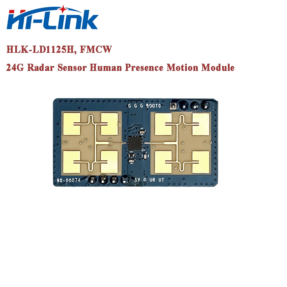 Free Shipping 5pcs 24G HLK-LD1125H Millimeter Wave Human Respiration Motion Radar Sensor Module