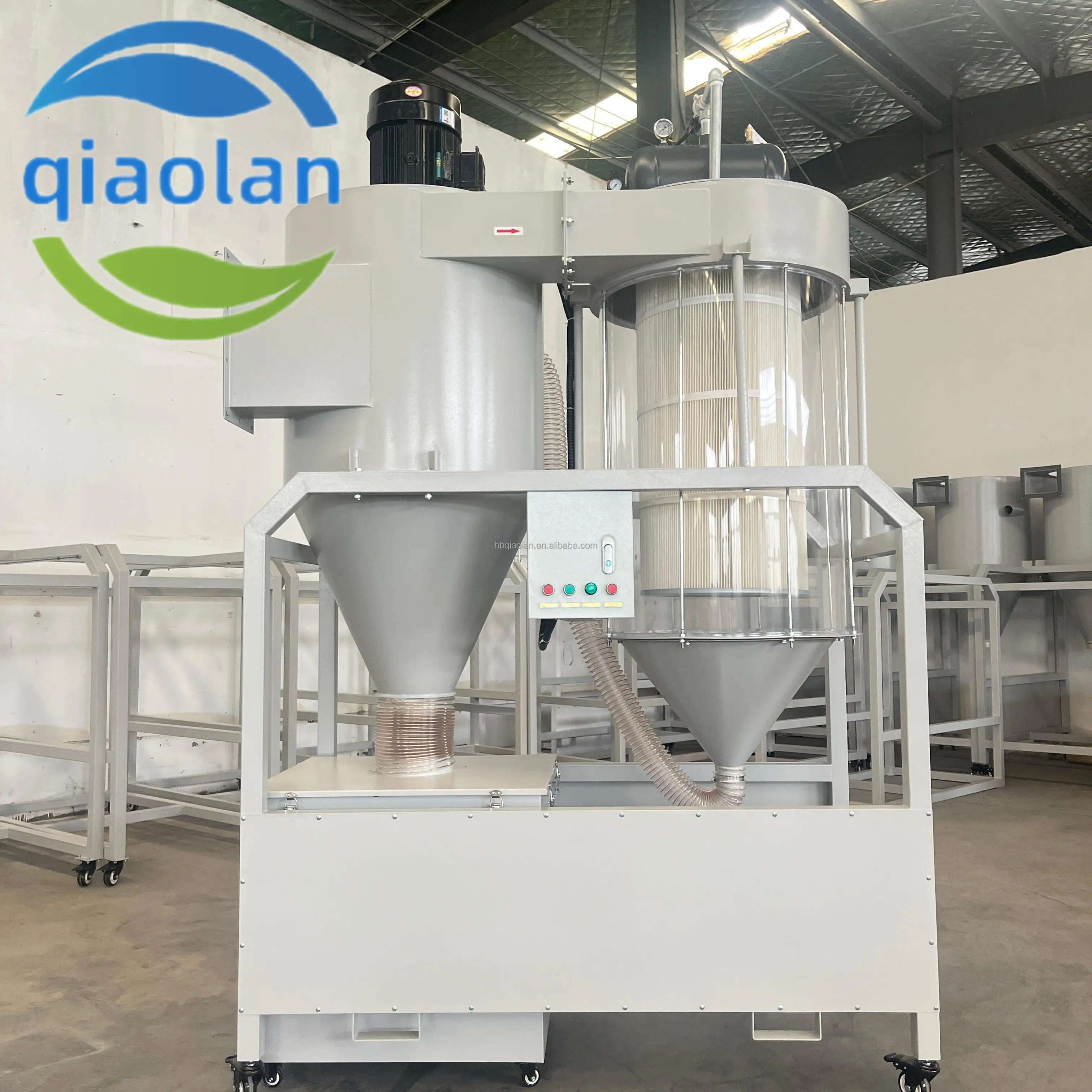 Woodworking Double Silent Dust Collector Cyclone Industrial Vacuum Cleaner Wood Chips Collector with Filter