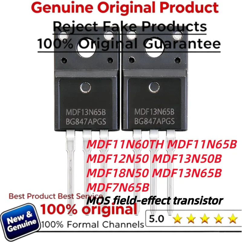 10pcs original MDF11N60 11N60 MDF11N60TH TO220F MDF11N65B MDF11N65 MDF12N50 MDF13N50B MDF13N50 MDF18N50 MDF13N65B MDF7N65B