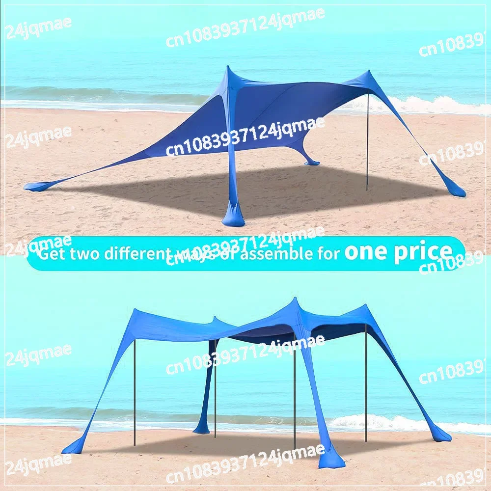 Seaside Beach Canopy Beach Sand Digging Tent Lycra Sunshade Sun Protection Shed Outside The Park Seaside Fishing Camping Tent