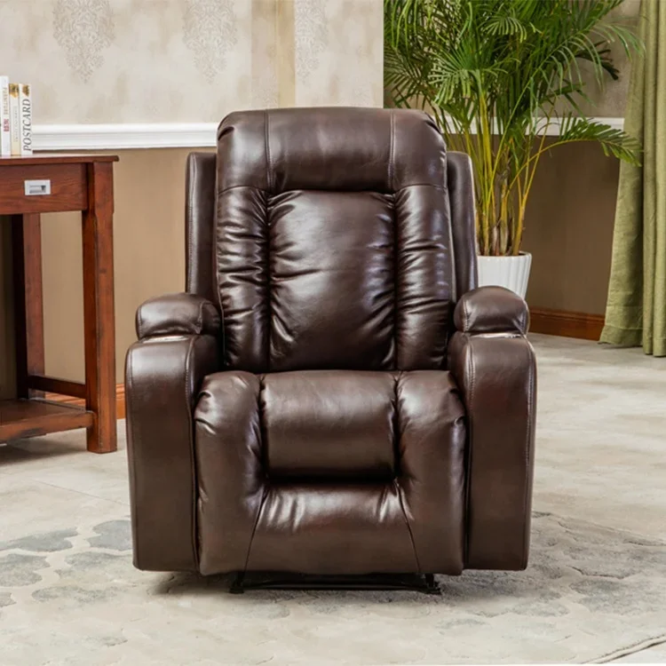 Living room home theater furniture leather electric recliner sofa set 3 2 1, recliner sofa 3 seater