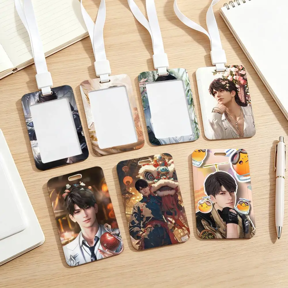 Love And Deep Space Caleb NFC Contactless Sliding Card Sleeve For Student Cards, Bus Cards, ID Cards, And Work Permits