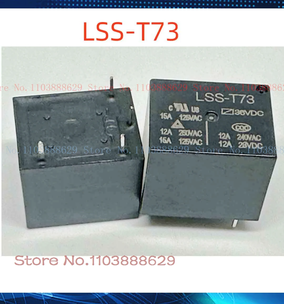 12A LSS-T73 36 V CC T73-1A-36 V CC
