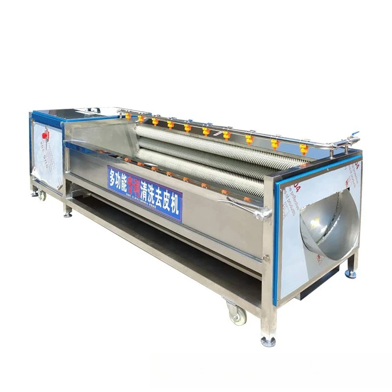 

Automatic brush cleaning machine, multi-functional pig head and pig trotter hair removal cleaning equipment