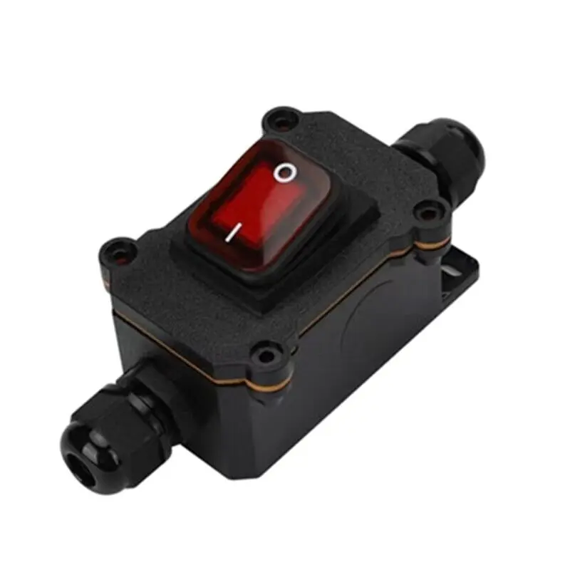 12v Heavy Duty Waterproof Inline Switches -  Power Cord Switch For Inline Control & Outdoor Use