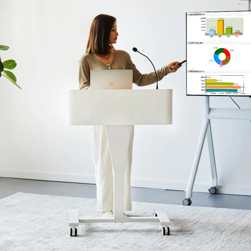 Movable podium, conference podium,  training classroom, lifting , chairman's chair