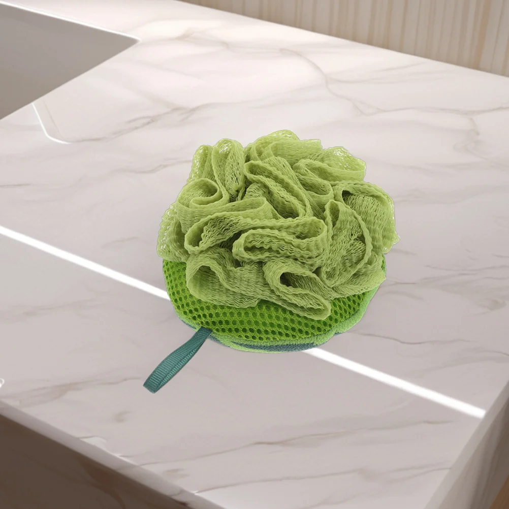 

2Pcs Watermelon Bath Scrubber Cute Exfoliating Body Sponge Shower Soft Mesh Pouf Gentle Body Cleaning Scrubber