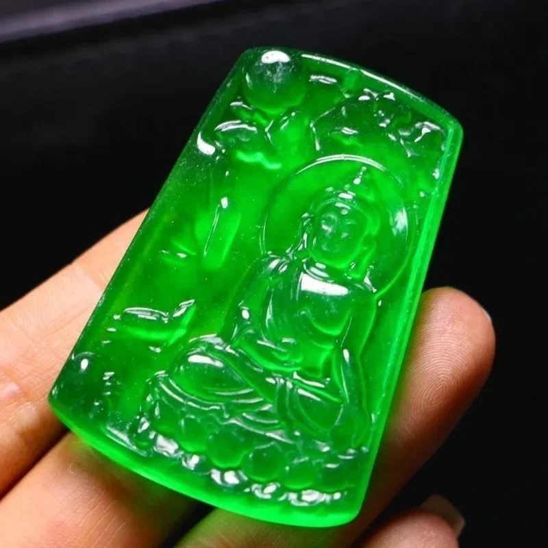 

Ice Guanyin Bodhisattva Pendant Jade Pendant Jade Pendant Necklace Jewelry