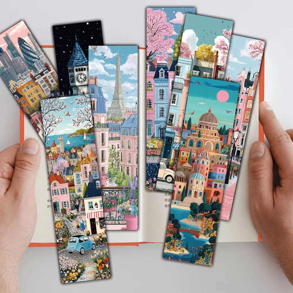 30PCS Mysterious Records Bookmark Reading Book Laptop Background Fun Birthday Gifts Canvas Beach Canvas Wall Decor Bookmark