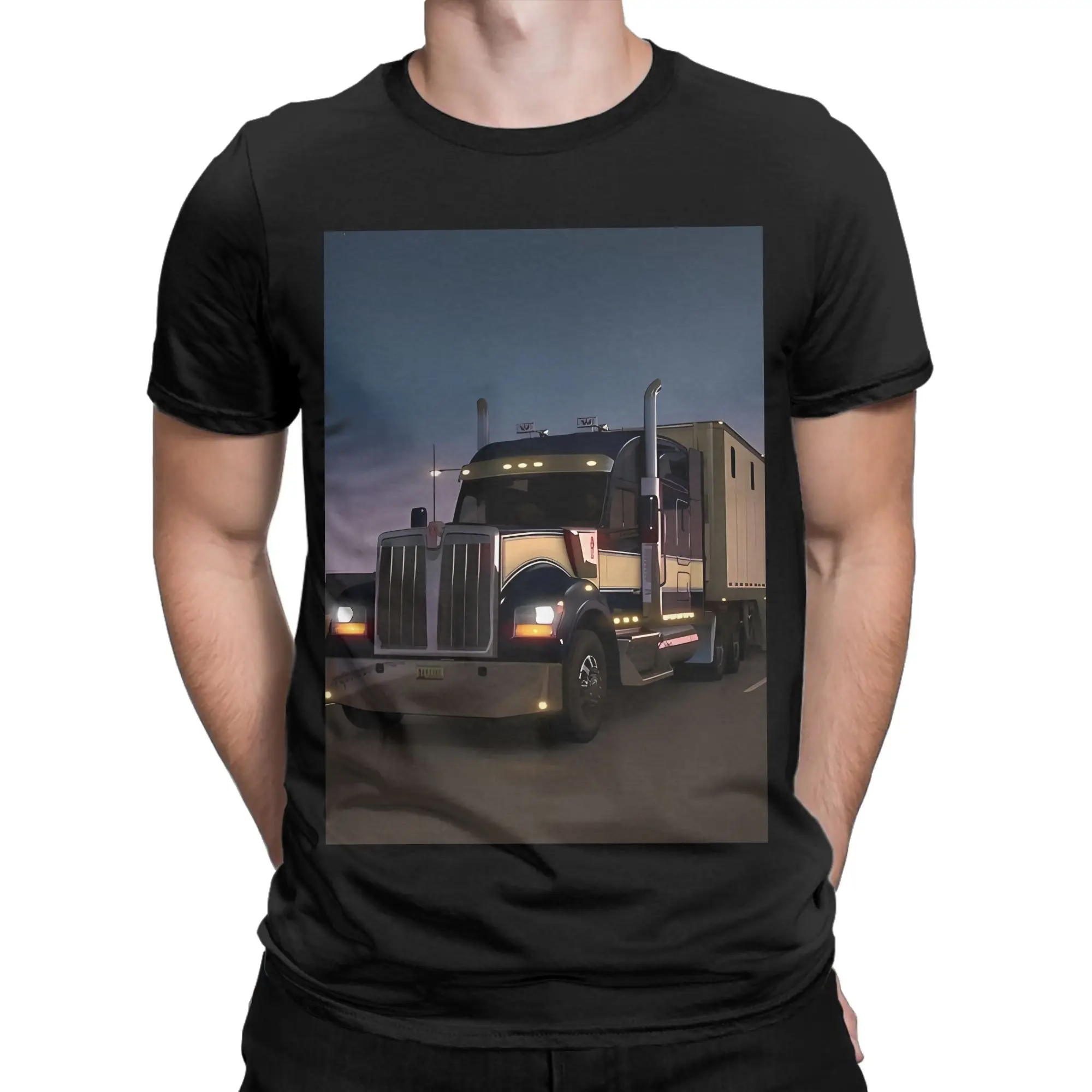 Camiseta Kenworth W990 Graphic 100% algodón, camisetas Kenworth para hombre