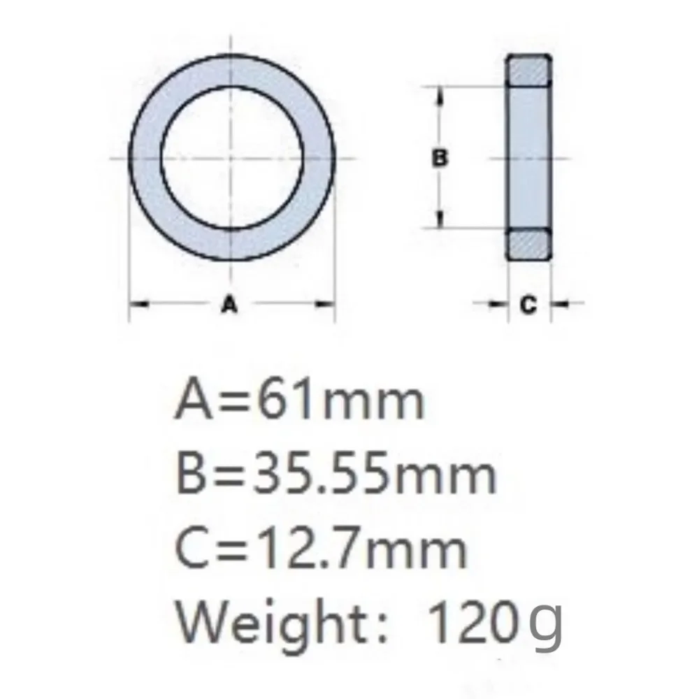 1 szt. FT240-43 FT-240-43 amerykański ferrytowy pierścień magnetyczny RF antena krótkofalowa Balun rdzeń magnetyczny