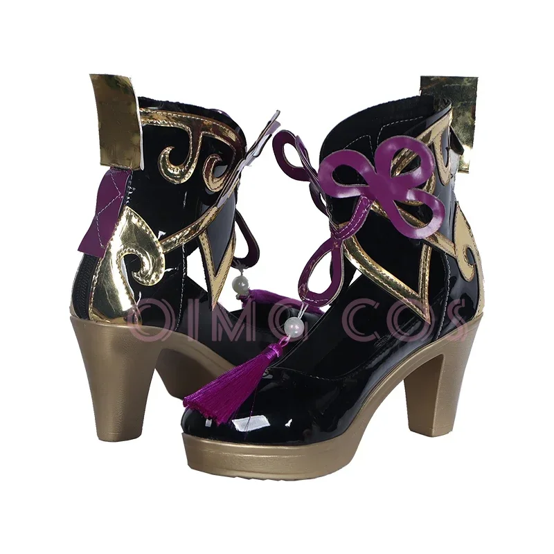Honkai Star Rail Fu Xuan Cosplay Schuhe Anime Chinesischen Stil Halloween für Spiel Männer