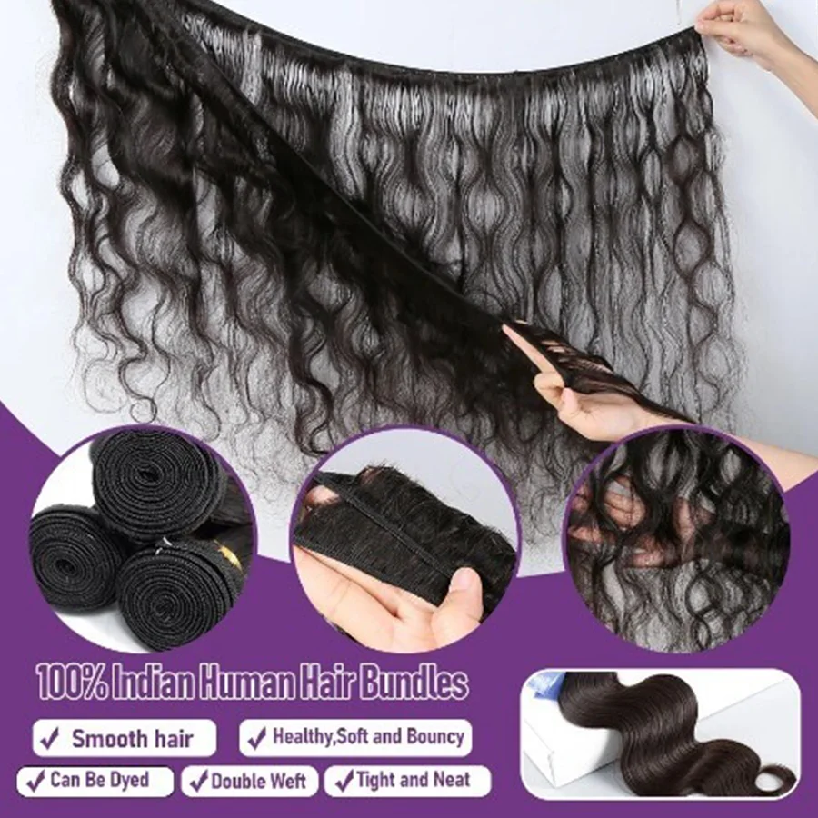 28 30 بوصة الجسم موجة حزم 3 4 حزم البرازيلي ريمي 100% غير المجهزة حزم الشعر البشري الخام نسج ملحقات للنساء