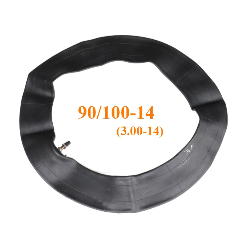 90/100-14 90/100x14 Tire inner Tube Replacement for Dirt Bike 110cc 125cc 140cc 2.50-14 14 Inch Big Wheels - Black