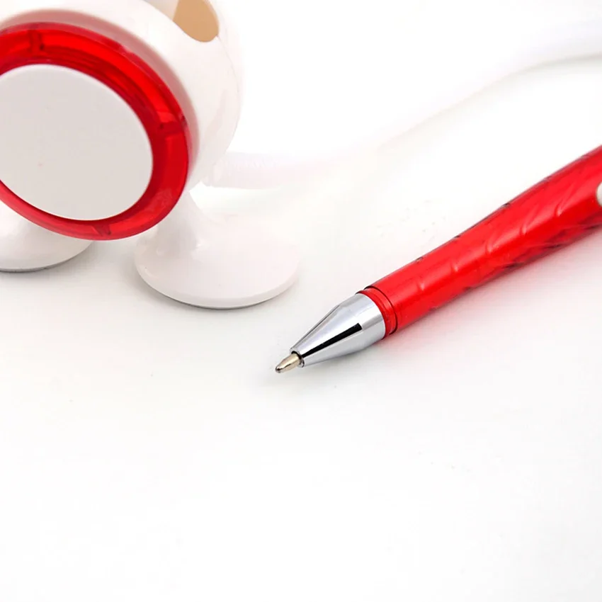 Elastic Rope Ballpoint Pen Bank Desktop Spring Cable Fixed Signature Writing 0.5mm Ball Point Pens School Office Supplies