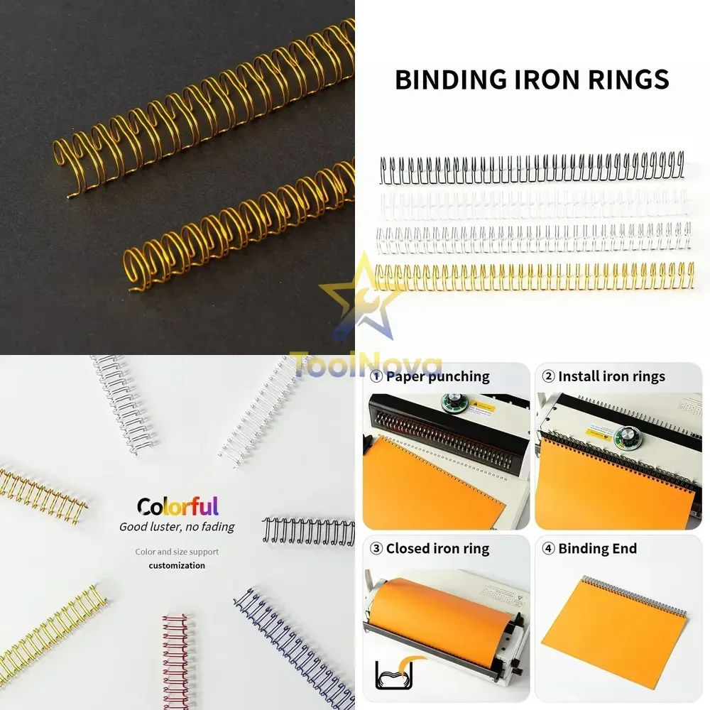 Cheap Wholesale Custom Size 6-33Mm Double Loop Comb Binding Supplies