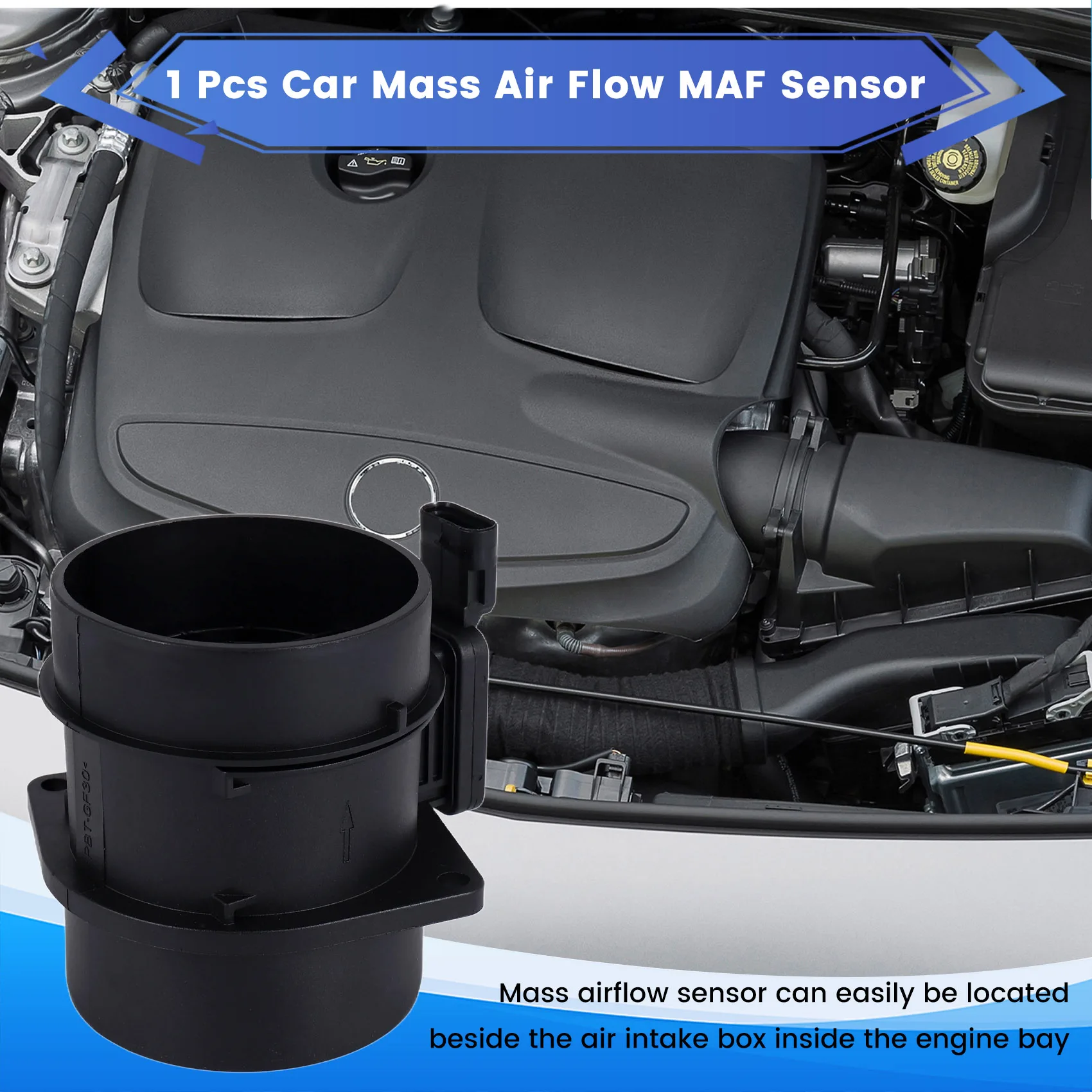 

Car Mass Air Flow Sensor MAF For MERCEDES Benz VITO DIESEL W447 5WK98105 / A6519050500-A97E
