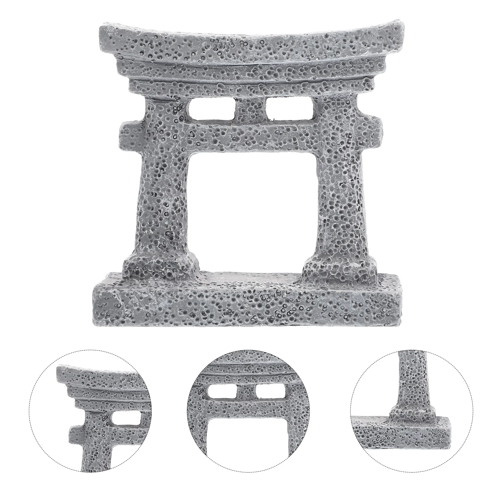 Torii Gate Accessories Miniature House Decoration Miniatures Props Japanese Model Resin Models Scene