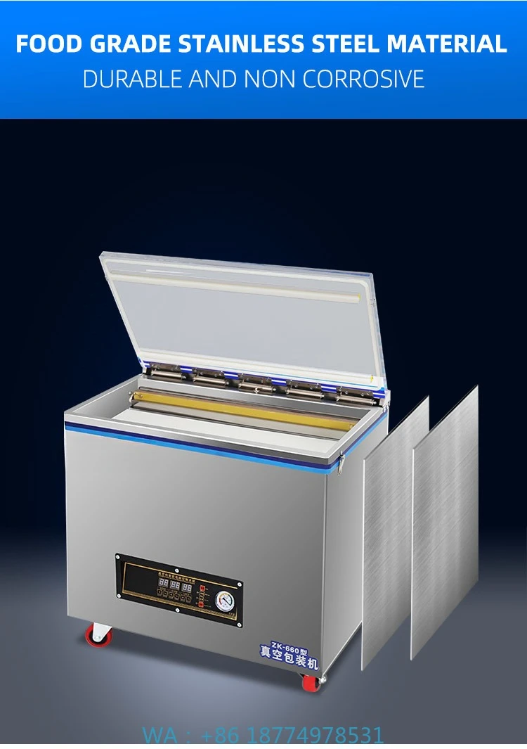 

Vacuum Sealing Packaging Machine for MeatCommercial Chicken Fish Sausage Vacuum Sealer Packing Machine