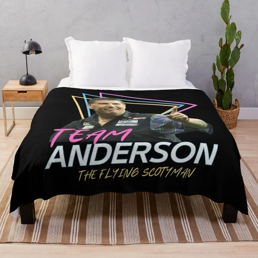 

Gary Anderson Darts PDC 2022- ian white Gary Anderso darts team Throw Blanket valentine gift ideas Thermals For Travel Blankets