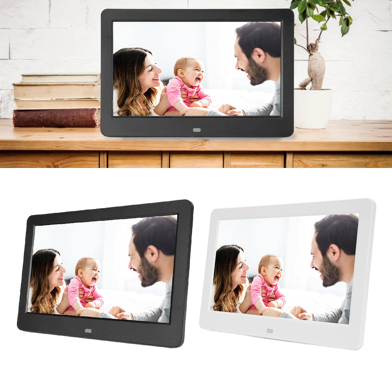 Digital Photo Frame 10 Inch Digital Picture Frame Remote Control Multifunctional  Wall Mountable for Advertisement